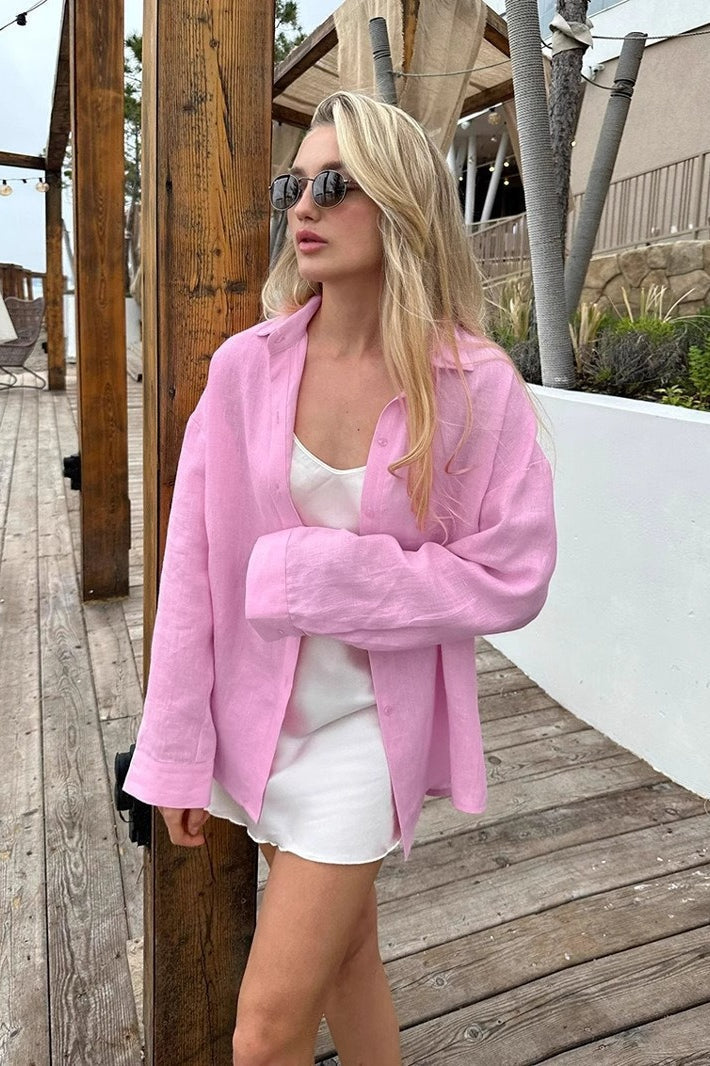 Casual Long Sleeve Shirt Blouse image 1