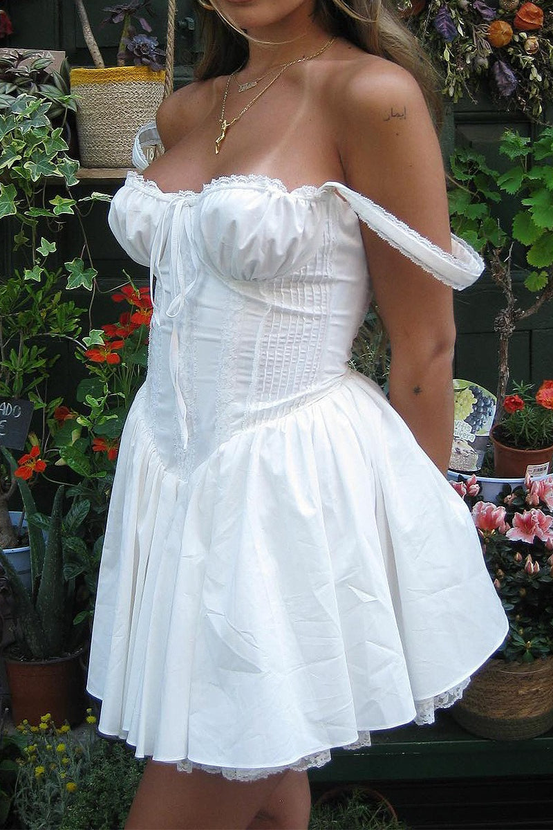 Lace Backless Cami Boho Dress image 3