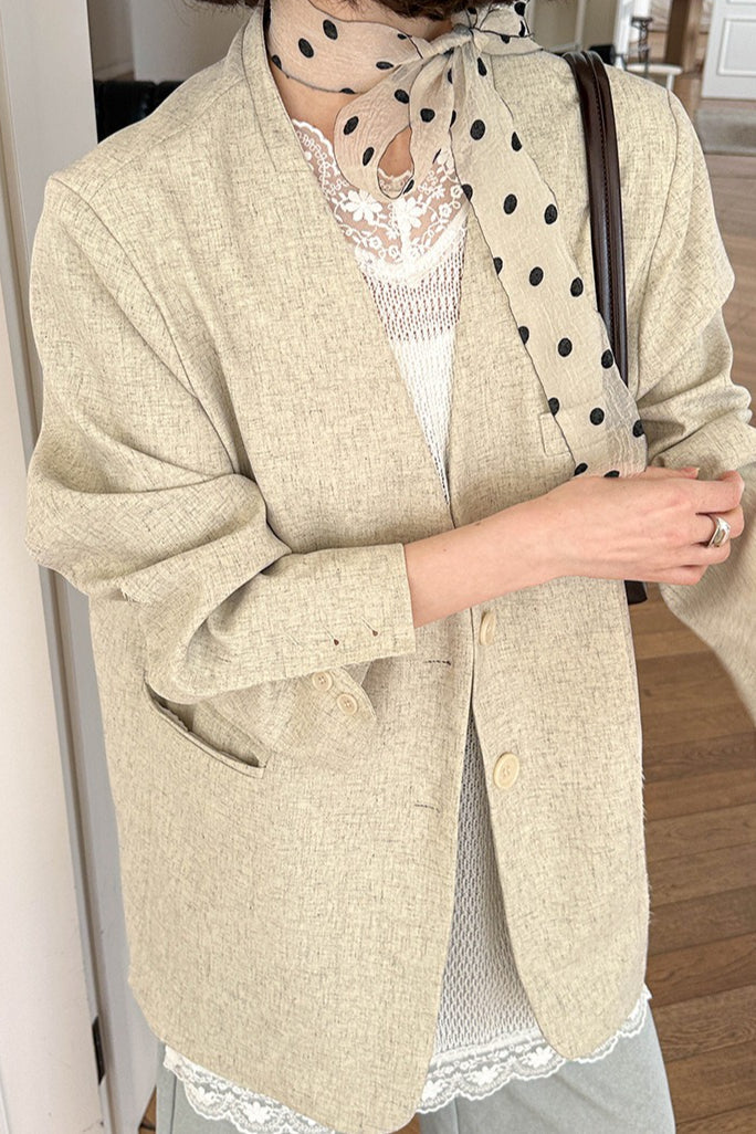 Casual V-Neck Blazer image 7