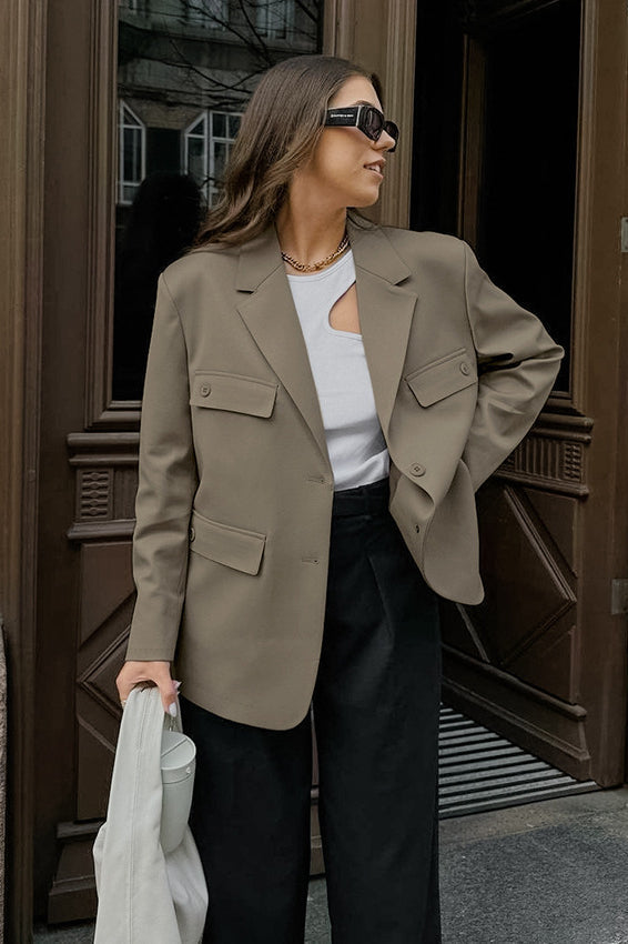 Chic Casual Blazer Coat image 1