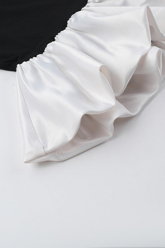 Fall Chic Elegant Strapless Peplum Mini Party Dress image 10