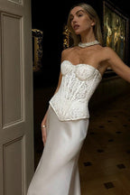 Lace Bustier Bodycon Formal Dress image 5