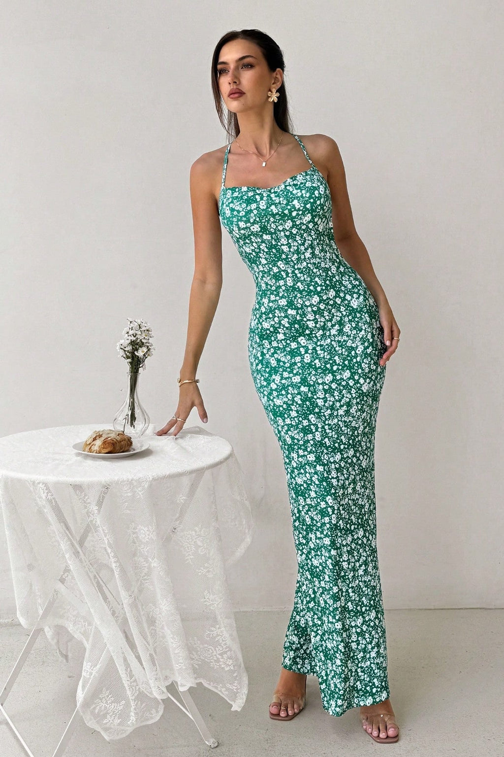 Cami Sweet Open Back Floral Dress image 5