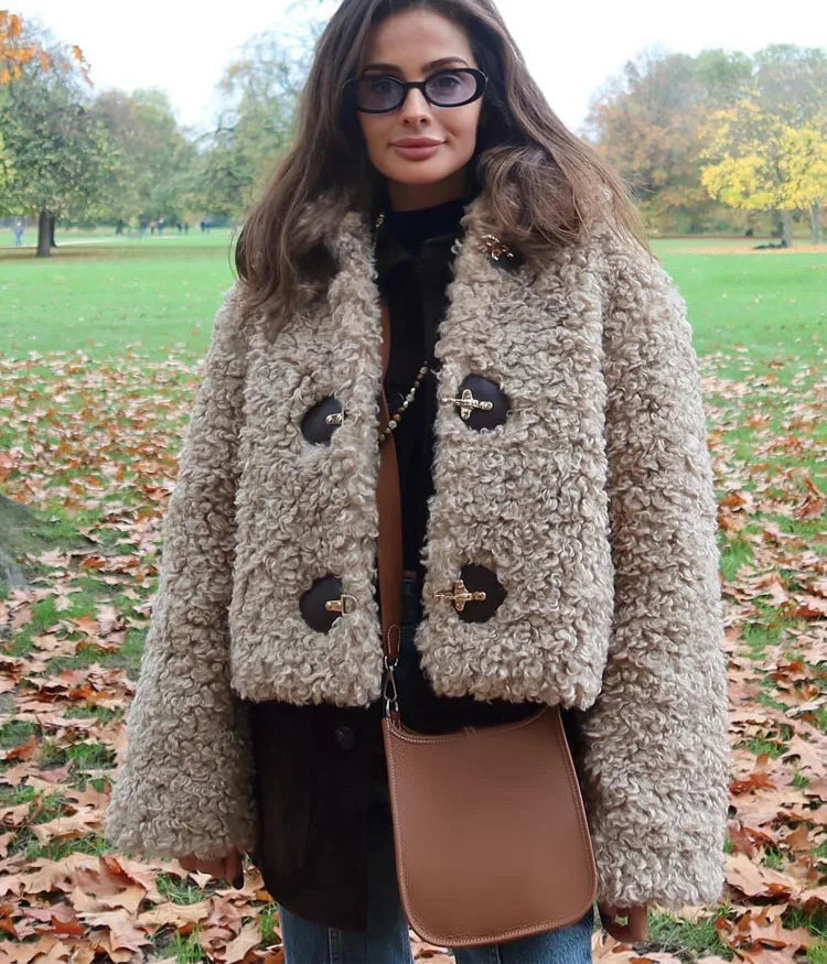 Turn-Down Collar Wool Coat image 3
