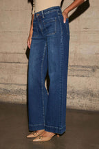 High Waist Wide Leg Vintage Jeans image 4
