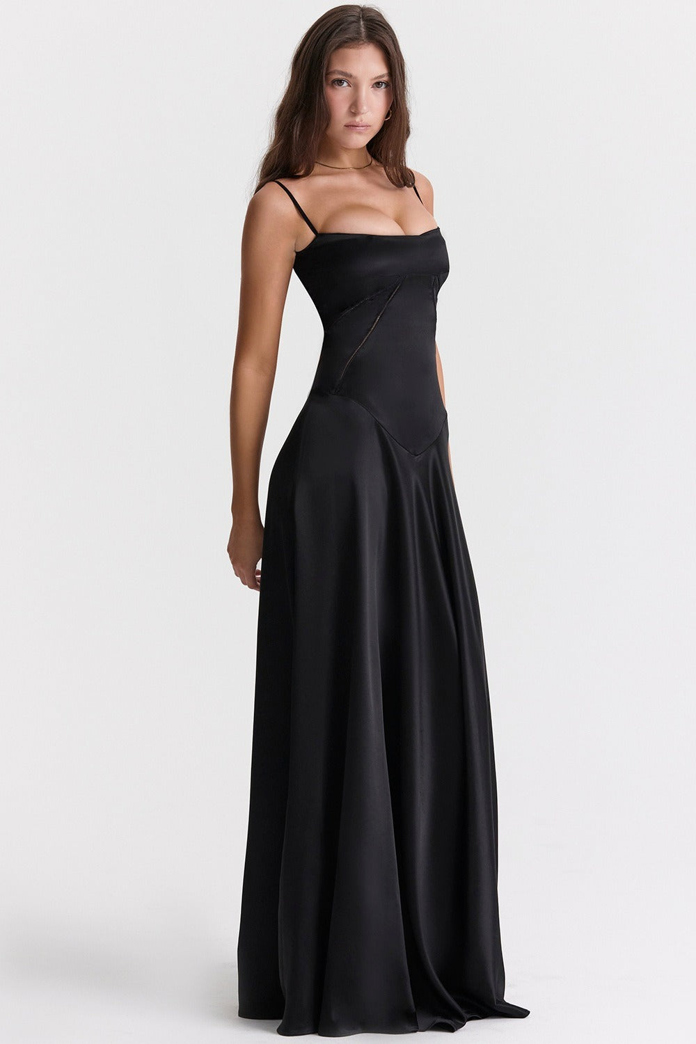 Elegant Cami Backless Maxi Party Dress image 5