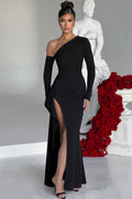 Asymmetric Slit Mermaid Formal Dress image 1
