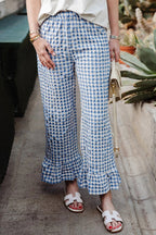 Y2K Plaid Print Wide Leg Pant image 5