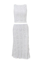 Sexy Ribbed Crew Neck Crop Top Bodycon Skirt Sets image 7