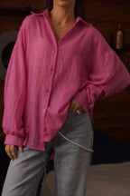 Solid Casual Chic Long Sleeve Blouse image 15
