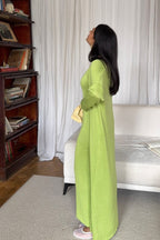 Solid V Neck Cotton Knit Bodycon Two Piece Set image 19