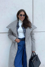 Long Stand Collar Puffer Jacket image 24
