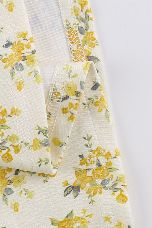 Sexy Backless Halter Floral Midi Dress image 6