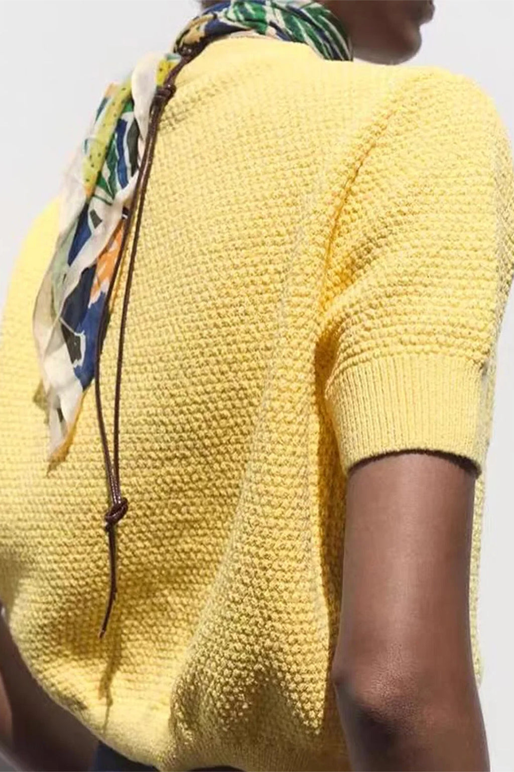 Short Sleeve Starfish Button Knit Cardigan image 15