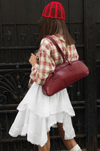 White Ruffle Double Pleated Cake Skirt image 3