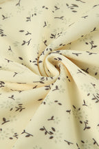 Vintage Cutout Tie Waist Yellow Floral Blouse image 4