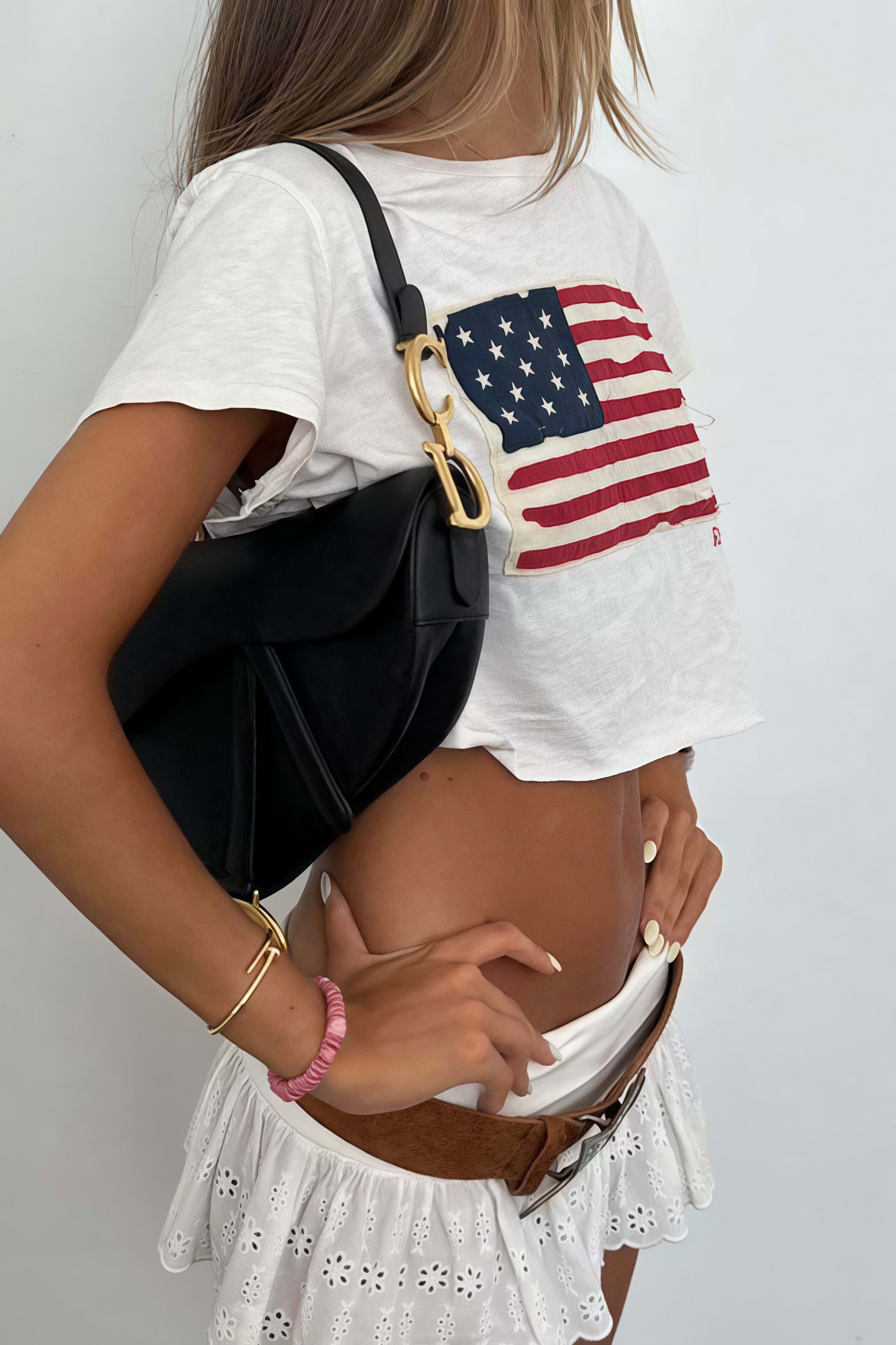 Y2K Street Printed Cropped T-shirt image 2