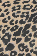 Leopard Cowl Neck Backless Maxi Dress image 5