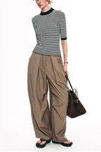 Vintage Wide-Leg Flowing Pants image 4