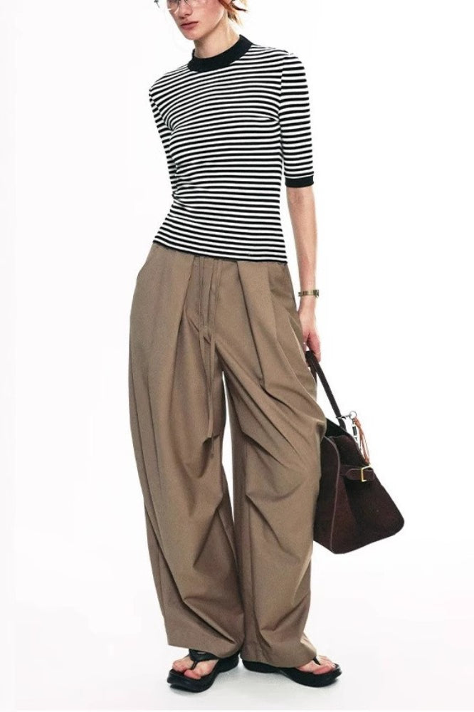 Vintage Wide-Leg Flowing Pants image 4