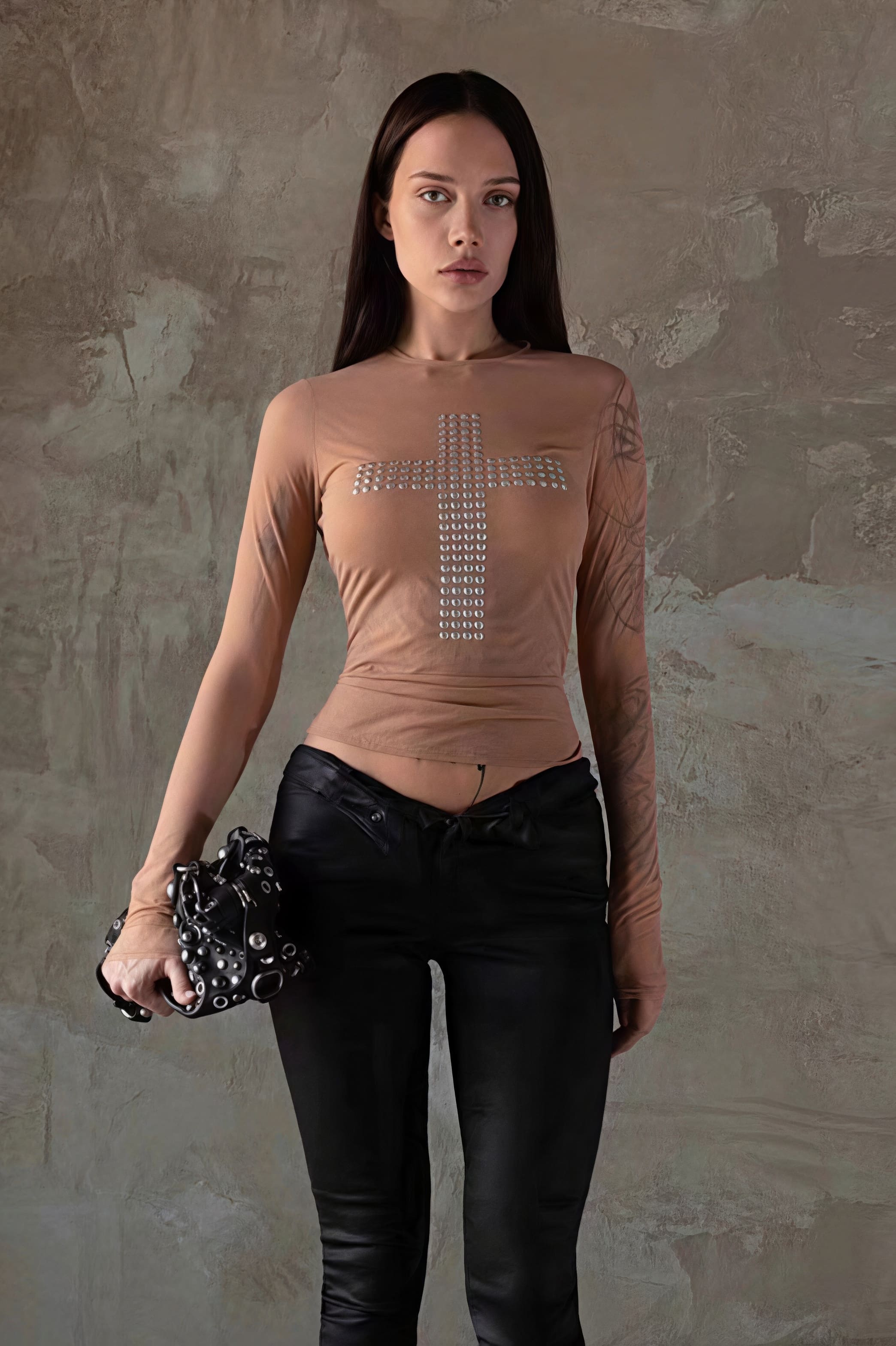 Trendy Print Sexy Slim Crew Neck Blouse image 11