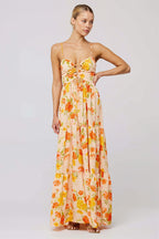 Floral Splice Swing Cami Maxi Dress image 3