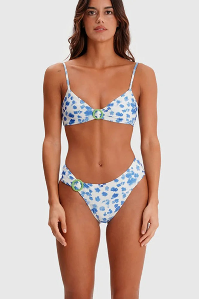 Printed Low Waist Bikini Set image 2