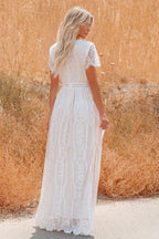 Sheer V Neck Bodycon Maxi Dress image 2