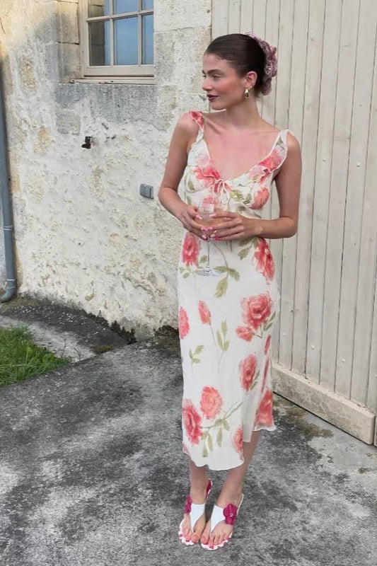 Floral Cami French Style Party Dress image 2