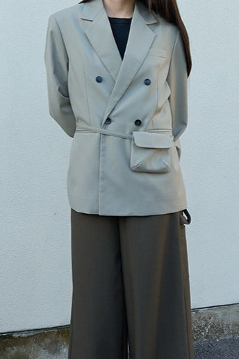 Commuter Style Belted Blazer image 3