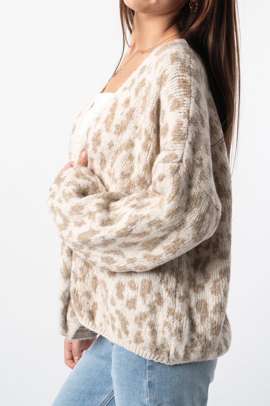Loose Fit Colorblock Cardigan image 2