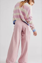 Ruched Mid Rise Wide Leg Jeans image 17