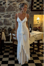 Floral Spaghetti Strap Sexy  Maxi  Vacation Dress image 4