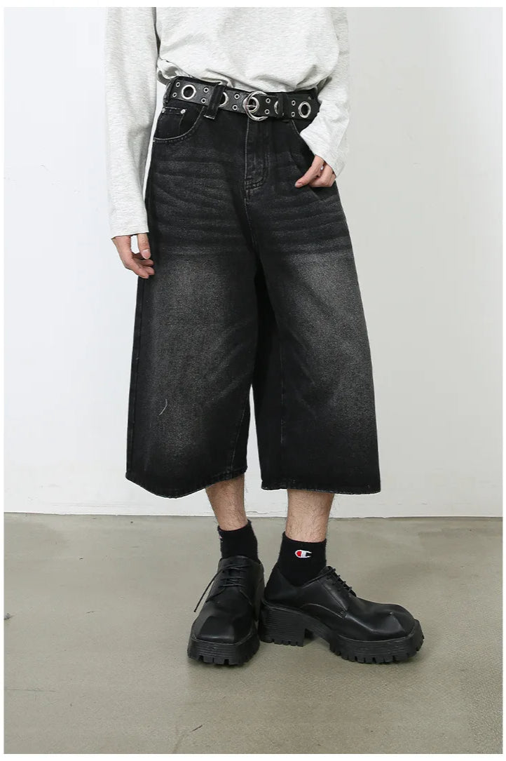 Vintage Y2K Loose Cropped Jeans image 38