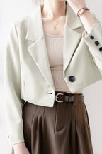Short Length Relaxed Blazer image 1