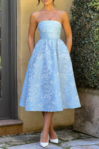 Strapless Elegant Party Dress image 2