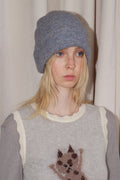 Solid Color Double Layer Soft Wool Knitted Hat image 1