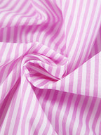 Striped Tie Waist Long Sleeve Blouse image 5
