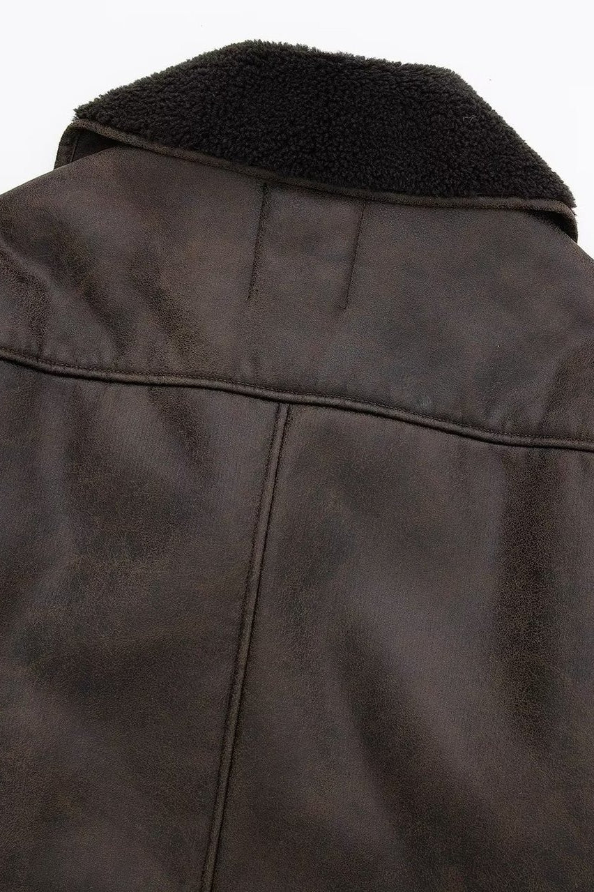 Double-Faced Shearling Jacket image 4