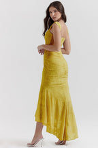 Stretch Mesh Jacquard Mermaid Formal Dress image 8