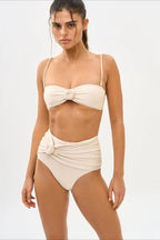 Floral High Waist Bikini Set image 4