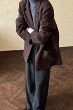Wool Blend Relaxed Fit Blazer image 18