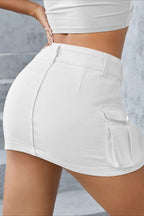 Cargo Street Solid Bodycon Skirt image 12