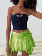 Fairy Grunge Layered Ruffle Skirt image 6