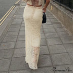 Fairy Stylish High Street Lace Maxi Skirt image 5