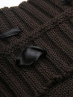 Slim Fit Frayed Hem Brown Mini Skirt image 5