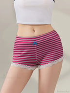 Fairycore Bow Lace Trim Short image 5