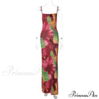 Fashion Backless Slip Maxi Dress image 5