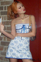 Fashion Bouquet Floral Charming Tube Short Dress image 12