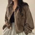 Fashion Casual Comfy Corduroy Jacket image 1